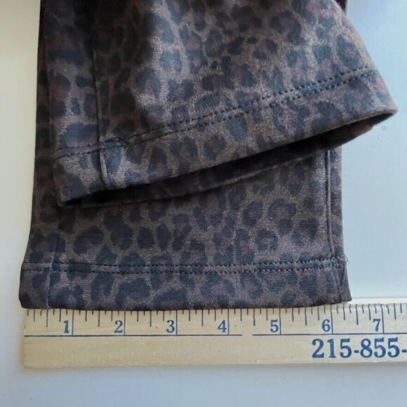 Liverpool Madonna Leggings Cheetah Ponte Knit Slim Pants Size 0/25 NEW! $98 - Picture 12 of 12